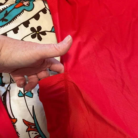 Red Fit and Flare Mini Dress with Square Neck - Picture 2 of 6